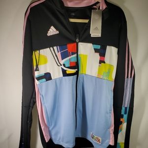 NWT Adidas Loves Unites Full Zip Athletic Track Jacket Women’s M